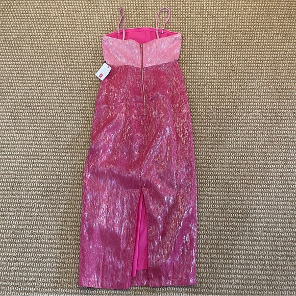 MinkPink Vida Lurex Midi Dress Small NWT - Picture 15 of 15